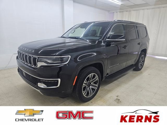 2024 Jeep Wagoneer Series II in Black — front three-quarter view