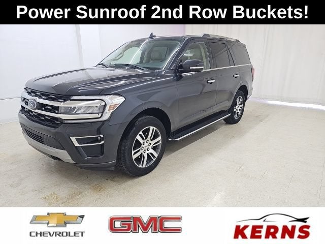 2023 Ford Expedition Limited in Gray — front three-quarter view