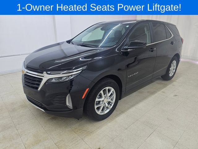 2024 Chevrolet Equinox LT in Mosaic Black Metallic — front three-quarter view