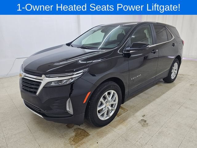 2024 Chevrolet Equinox LT in Mosaic Black Metallic — front three-quarter view
