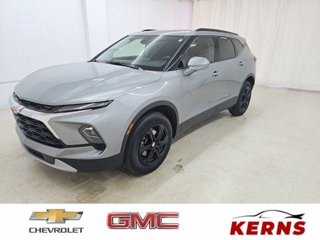 2023 Chevrolet Blazer 2LT in Sterling Gray Metallic — front three-quarter view