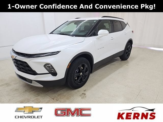 2024 Chevrolet Blazer 2LT in Iridescent Pearl Tricoat — front three-quarter view