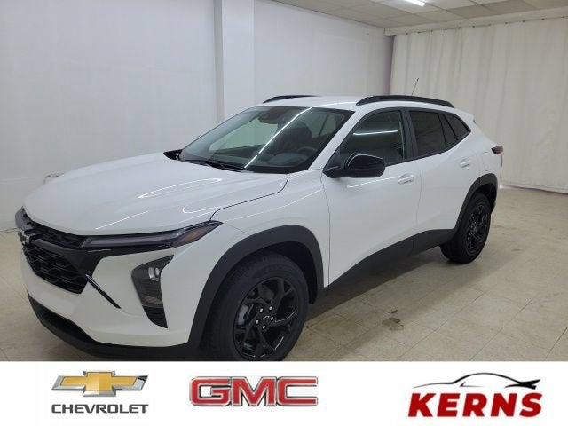 2026 Chevrolet Trax LT in Summit White — front three-quarter view